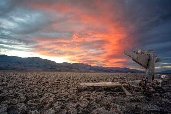 Sunset at Death Valley