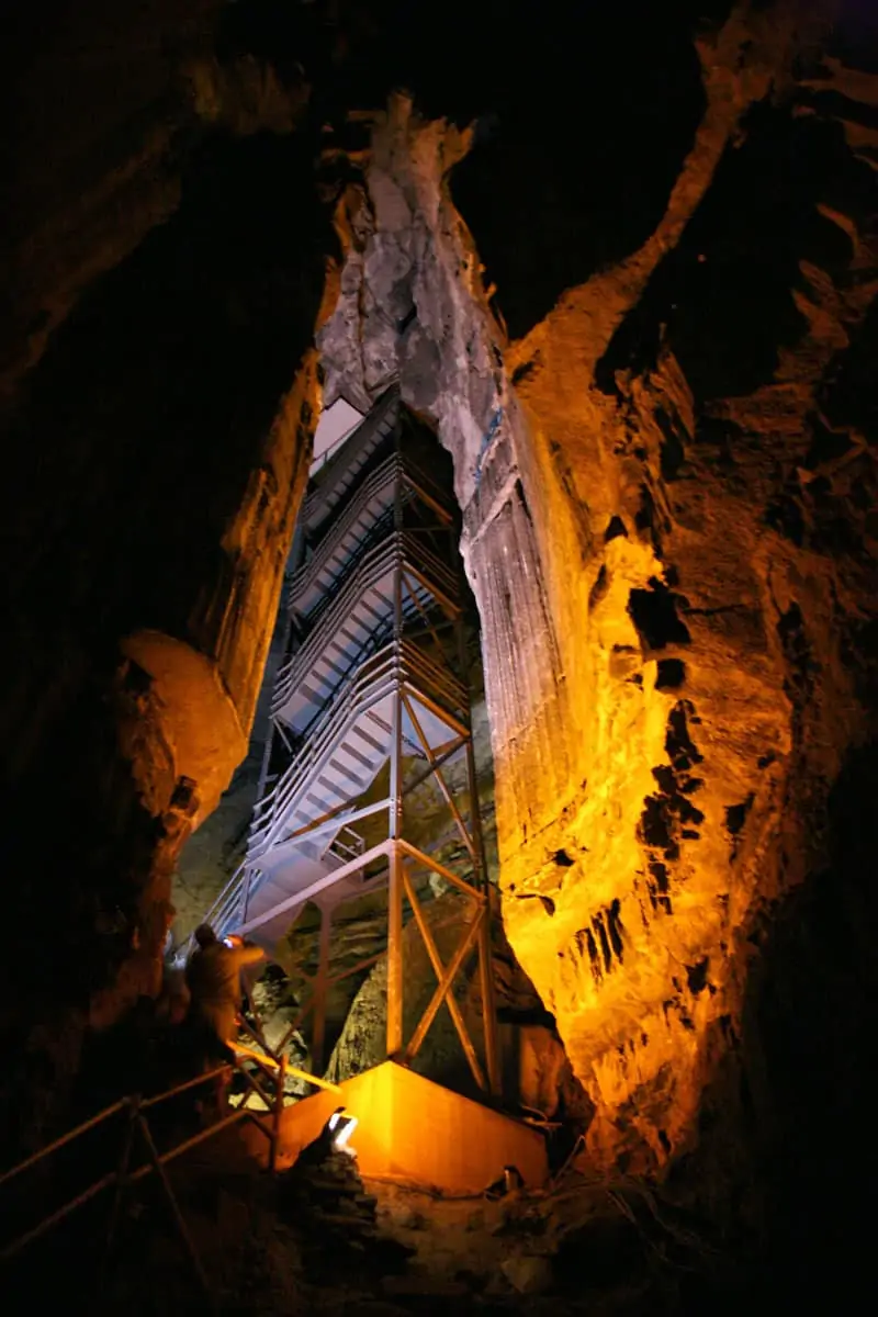 inside mammoth cave