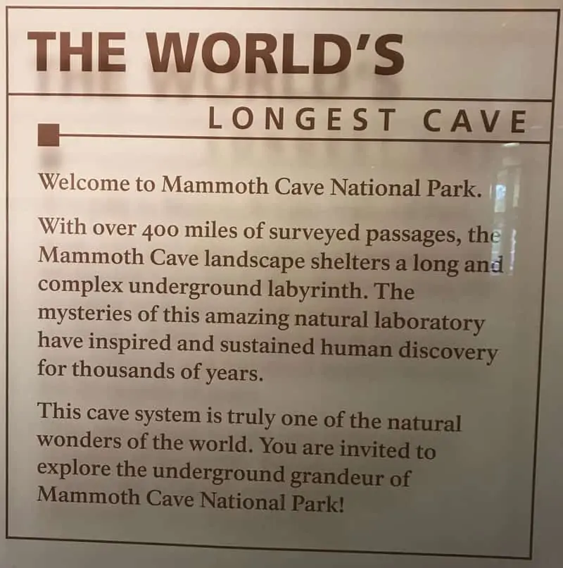 info about mammoth cave