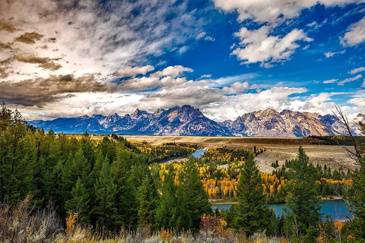 scenery grand teton