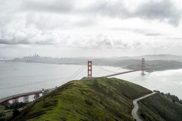 Golden Gate National Recreation Area Top View