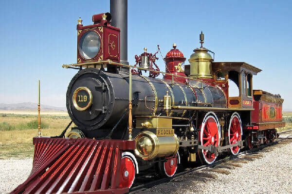 Replica of Union Pacific Railroad