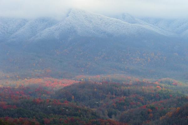 The-smoky-Mountains-in-the-Winter