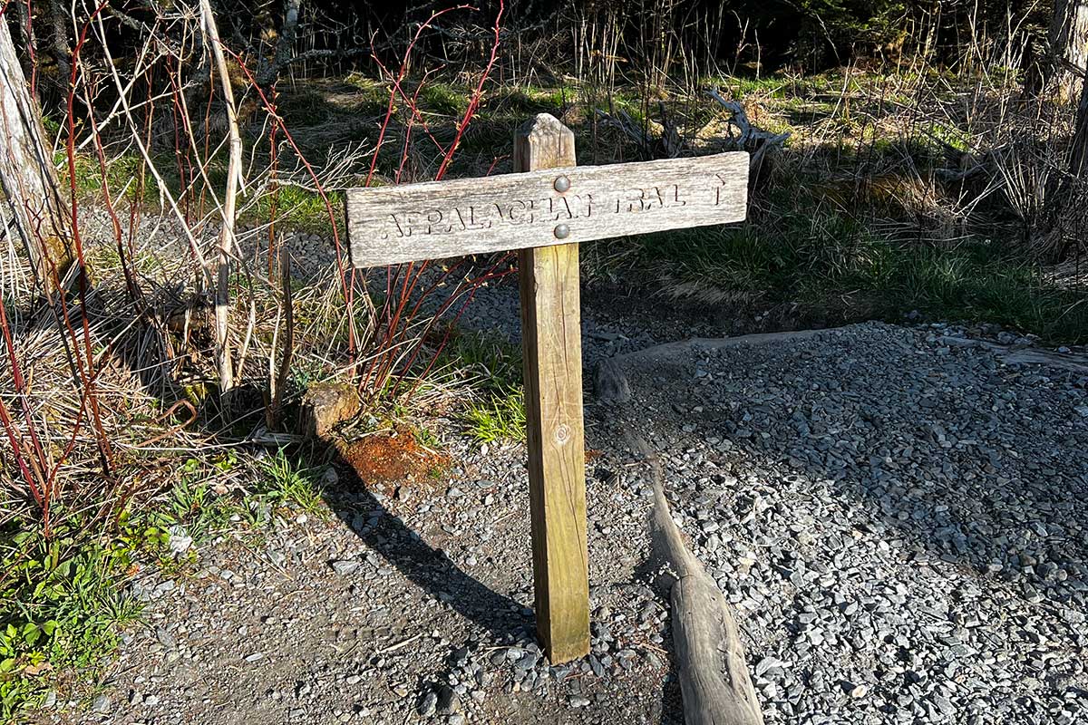 Appalachian trail sign