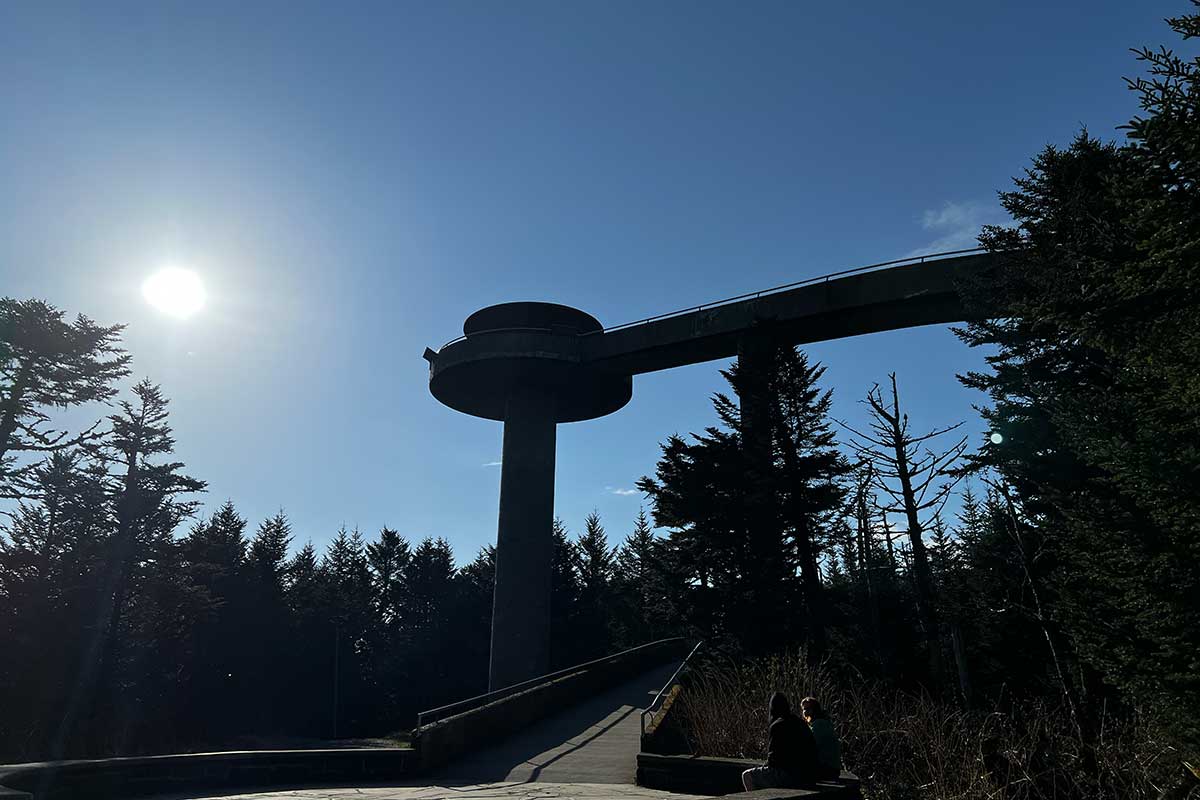 clingman's dome early in the morning
