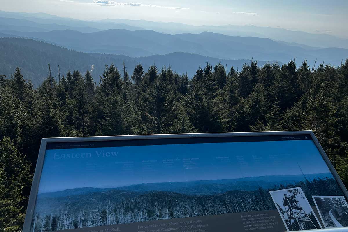 eastern view clingman's dome
