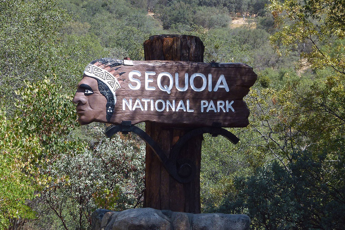 sign sequoia national park
