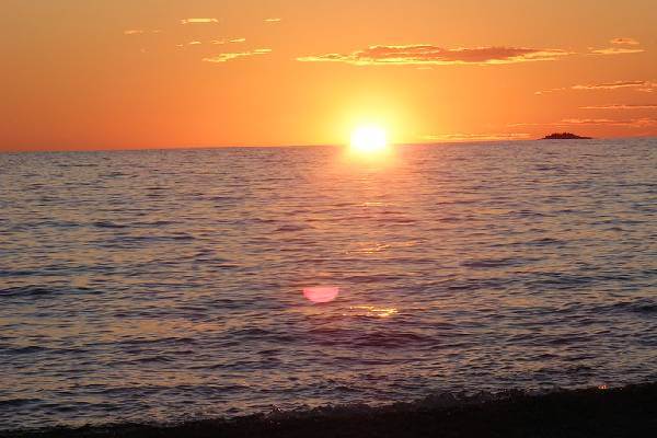 Sunset over Lake Superior