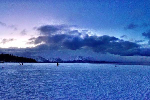 Winter Evening, Lake Tahoe